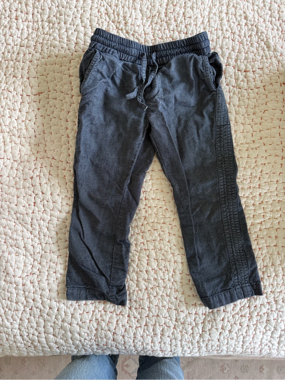 Kids dark denim pants